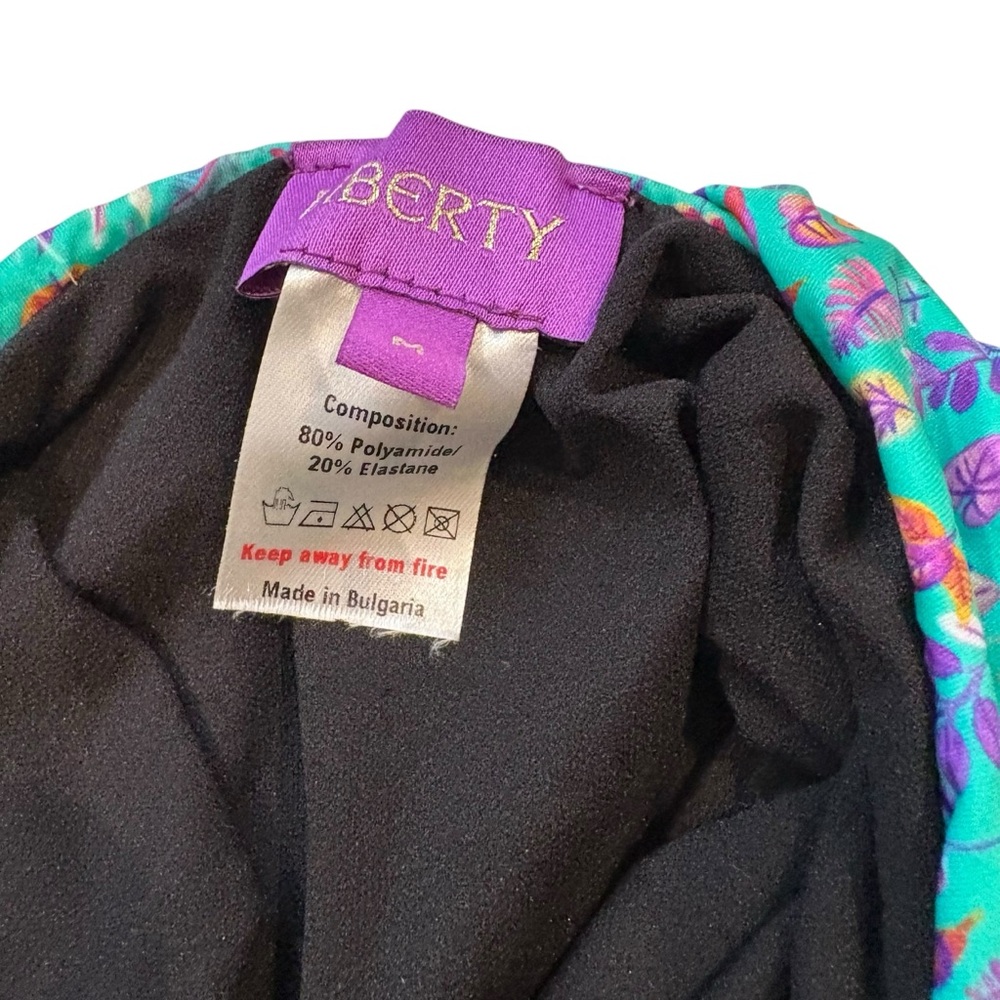 Liberty London Floral One Piece Swimsuit, Sz M - Picture 12 of 13